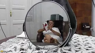 MamacitaZ سے پرجوش Katrin Tequila کے ساتھ Oral smut